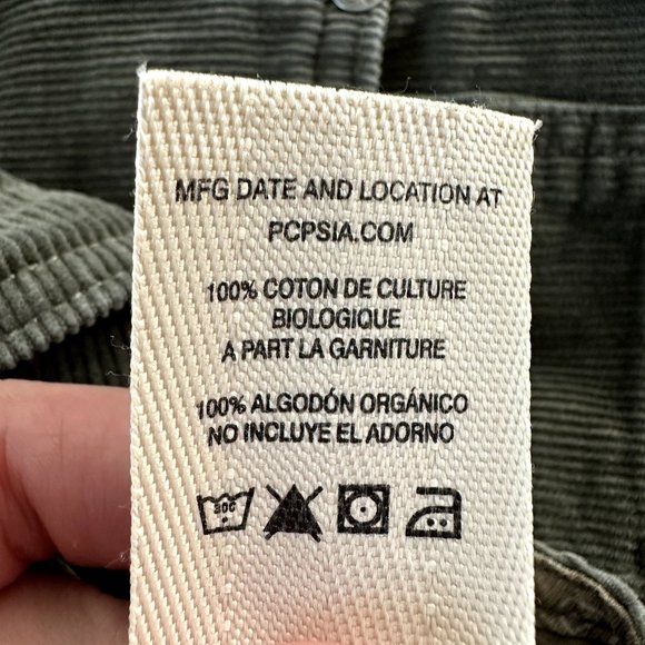 Patagonia Regular Fit Cords Pants in Forge Gray - Picture 7 of 8